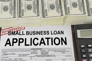 approved Maryland small business loan application form and money