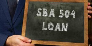 Maryland sba 504 loan text in search bar