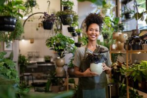 Maryland SBA Loan for Minority Women who owns plant shop