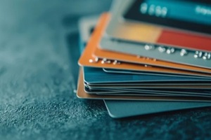 pile of credit cards