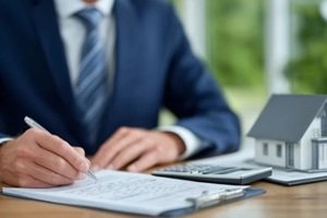 miniature house on coin stack, home financing